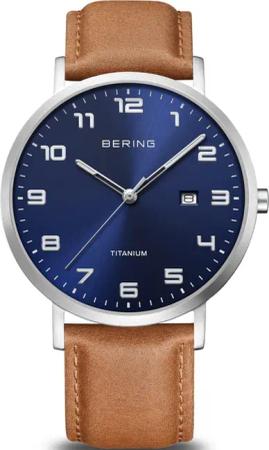 Bering 18640-567 Herrenuhr Titanium 40mm 5ATM
