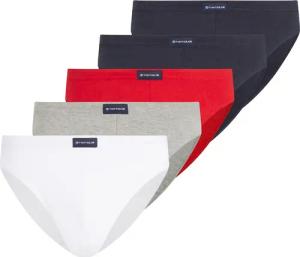 TOM TAILOR Herren Slips aus Baumwolle im 5er-Pack, weiß, Uni, Gr. XXL/8