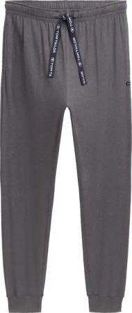 TOM TAILOR Herren Pyjama-Hose mit Kordelzug, grau, Meliert, Gr. 54