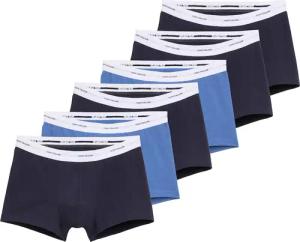 TOM TAILOR Herren Kurze Boxershorts im 6er-Pack, blau, Uni, Gr. 5