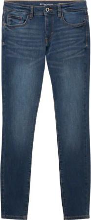 TOM TAILOR Damen TTALEXA SKINNY Jeans, blau, Uni, Gr. 26/32