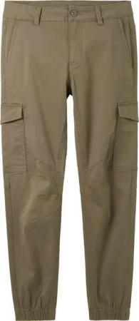 TOM TAILOR Jungen Cargo Hose mit aufgesetzten Taschen, grün, Uni, Gr. 176
