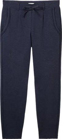 TOM TAILOR Damen Loose Fit Hose, blau, Uni, Gr. 36/28