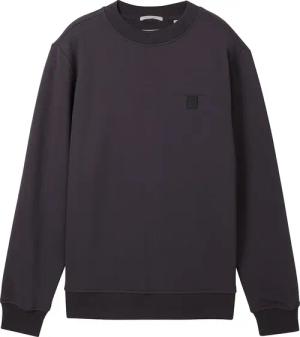 TOM TAILOR Jungen Sweatshirt mit Logo Badge, grau, Uni, Gr. 128