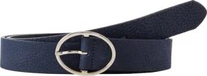 TOM TAILOR Damen TTCARLIE Ledergürtel mit ovaler Dornschließe, blau, Uni, Gr. 90