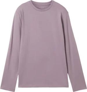 TOM TAILOR Jungen Langarmshirt mit Textprint, lila, Print, Gr. 152