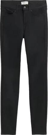 TOM TAILOR DENIM Damen TTNELA EXTRA SKINNY Jeans, schwarz, Uni, Gr. 28/32