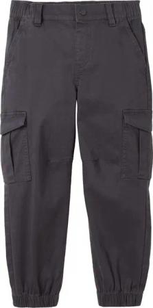 TOM TAILOR Jungen Cargo Hose mit Bio-Baumwolle, grau, Uni, Gr. 122