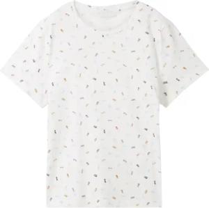 TOM TAILOR Damen T-Shirt mit Print, weiß, Print, Gr. XXL