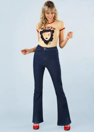 Legs Eleven Schlaghose aus Denim