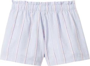 TOM TAILOR Mädchen Gestreifte Shorts mit Bio-Baumwolle, blau, Gestreift, Gr. 104