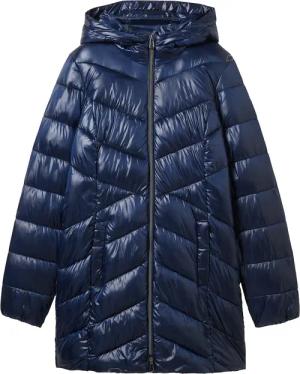 TOM TAILOR Damen Lightweight Mantel, blau, Uni, Gr. XXXL