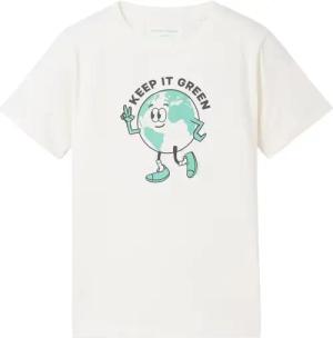 TOM TAILOR Jungen T-Shirt mit Motivprint, weiß, Print, Gr. 92/98