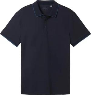 TOM TAILOR Herren Basic Poloshirt, blau, Uni, Gr. XXL