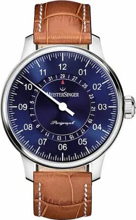 Perigraph AM 1008 von Meistersinger die Einzeigeruhr mit Datum und mit Automatikwerk