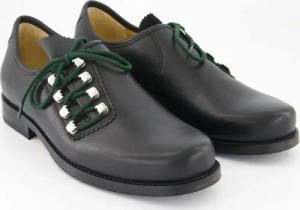Dirndl & Bua Schuhe - 6068-01 Glattleder (Schwarz, Gr. 44)