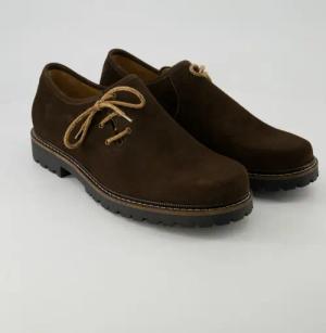 Dirndl & Bua Schuhe - 6054-02 Veloursleder (Braun, Gr. 44½)