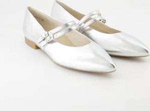 Paul Green Schuhe - 1022-146 Glattleder (Silber, Gr. 38)