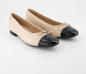 Paul Green Schuhe - 1000-008 Leder und Lackleder (Beige, Gr. 38 ½)