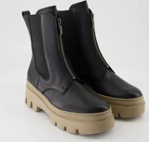 Paul Green Schuhe - 8030-016 Leder und Textil (Schwarz, Gr. 40)