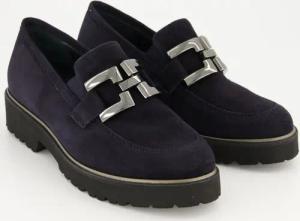 Semler Schuhe - Elena Veloursleder (Blau, Gr. 43)