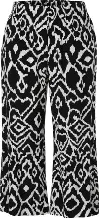 Fließende Viskose-Hose mit Modern Ethno Print