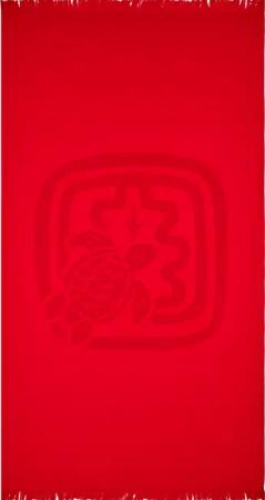 Vilebrequin Unisex-handtuch Aus Bio-baumwolle – Vilebrequin X Ines De La Fressange - Santah - Rot - Größe OSFA