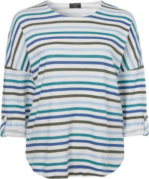 Modisches Langarmshirt mit überschnittenen Schultern