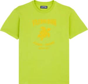 Vilebrequin Gomy Baumwoll-t-shirt Mit Aufgedrucktem Logo Für Herren - Portisol - Grün - Größe S