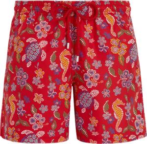 Men Swim Shorts Mosaïque - Moorea - Rot - Größe L - Vilebrequin