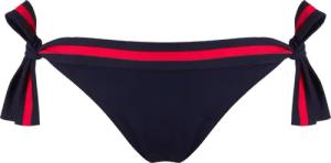 Vilebrequin Solid Bikinihose Zum Seitlichen Binden Für Damen – Vilebrequin X Ines De La Fressange - Flamme - Blau - Größe XL