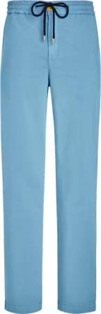 Vilebrequin Solid Hose Aus Baumwolle Und Tencel Für Herren - Clemence - Blau - Größe 36