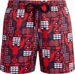 Graphic Lobsters Stretch-badeshorts Für Herren - Moorise - Blau - Größe XL - Vilebrequin
