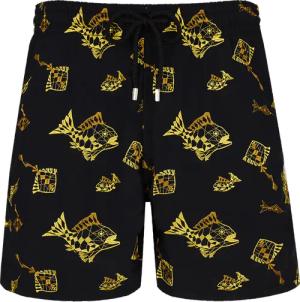 Vatel Badeshorts Mit Stickerei Für Herren – Limitierte Serie - Mistral - Schwarz - Größe M - Vilebrequin