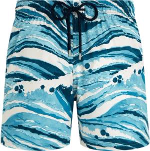 Wave Stretch-badeshorts Für Herren – Vilebrequin X Maison Kitsuné - Moorise - Blau - Größe L - Vilebrequin