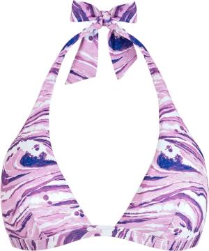 Wave Neckholder-bikinioberteil Für Damen – Vilebrequin X Maison Kitsuné - Fleche - Violett - Größe S - Vilebrequin