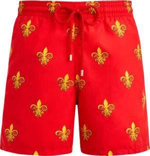 Fleur De Poulpe Badeshorts Für Herren - Moorea - Rot - Größe XS - Vilebrequin
