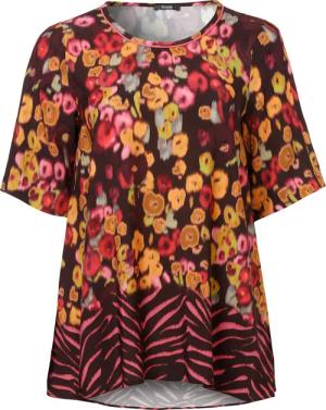 Feminines Blusenshirt mit geblümtem Allover-Muster