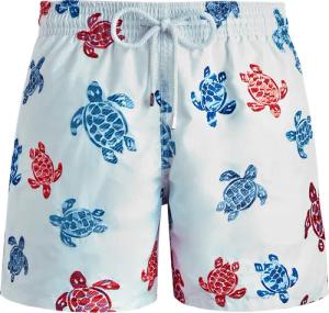 Tortues Multicolore Badeshorts Mit Stickerei Für Herren – Limitierte Serie - Mistral - Weiss - Größe 6XL - Vilebrequin