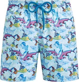 Ultraleichte Und Verstaubare French History Badeshorts Für Herren - Mahina - Blau - Größe M - Vilebrequin