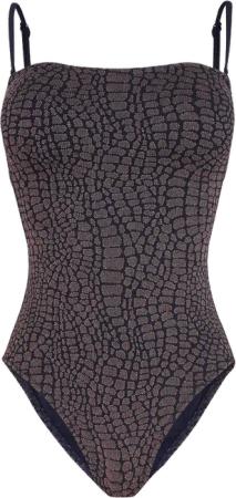 Schimmernder Modore Bustier-badeanzug Für Damen - Facette - Blau - Größe S - Vilebrequin