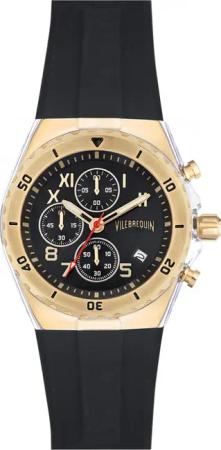 Chrono Goldene Armbanduhr Vilebrequin - Kronos - Schwarz - Größe OSFA - Vilebrequin
