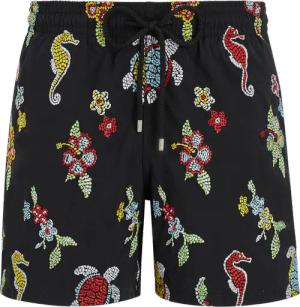Mosaïque Badeshorts Mit Stickerei Für Herren – Limitierte Serie - Mistral - Schwarz - Größe 5XL - Vilebrequin