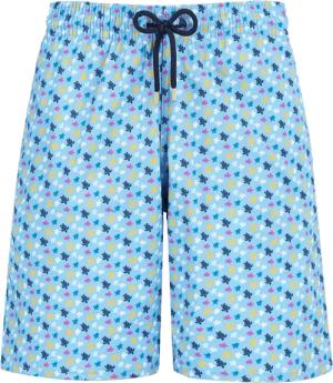 Lange Micro Ronde Des Tortues Rainbow Badeshorts Für Herren - Okorise - Blau - Größe XL - Vilebrequin