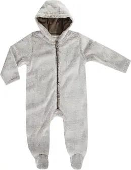 JACKY Kuschel-Kapuzenoverall BABY ON TOUR braun melange