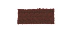Sterntaler Strick-Stirnband dunkelrot