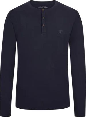 JP1880 Longsleeve mit Serafino-Kragen
