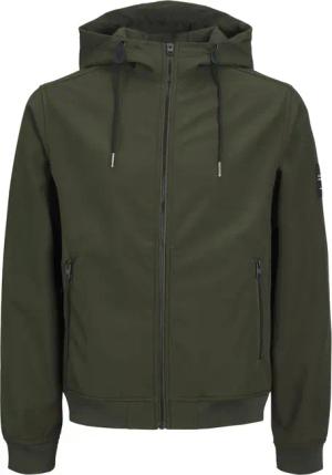 Jack & Jones Softshelljacke mit Label-Aufnäher