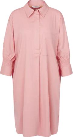 Kleid mit Dreiviertelärmel in rose
