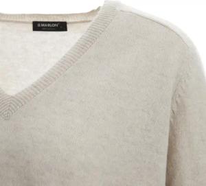 S.Marlon - V-Pullover 1/1 Raglanarm Seitenschlitze - Größe L - multi